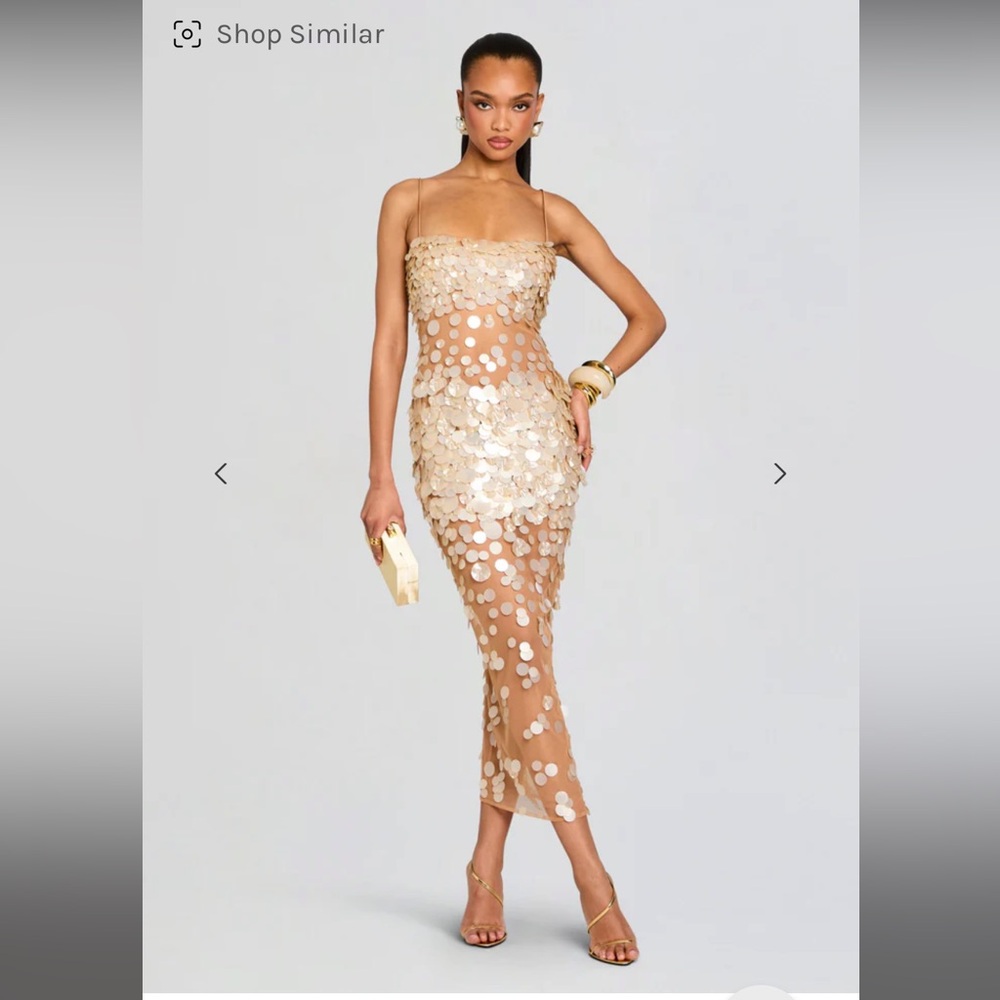 Retrofete Mischa Sequin Dress size XS